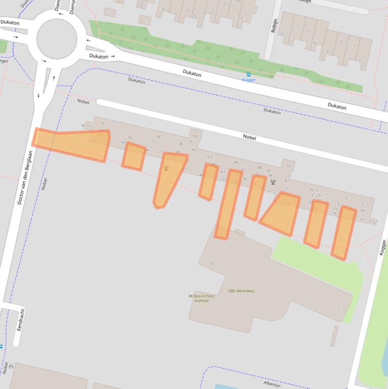 Kaart van postcodegebied 3641MB.