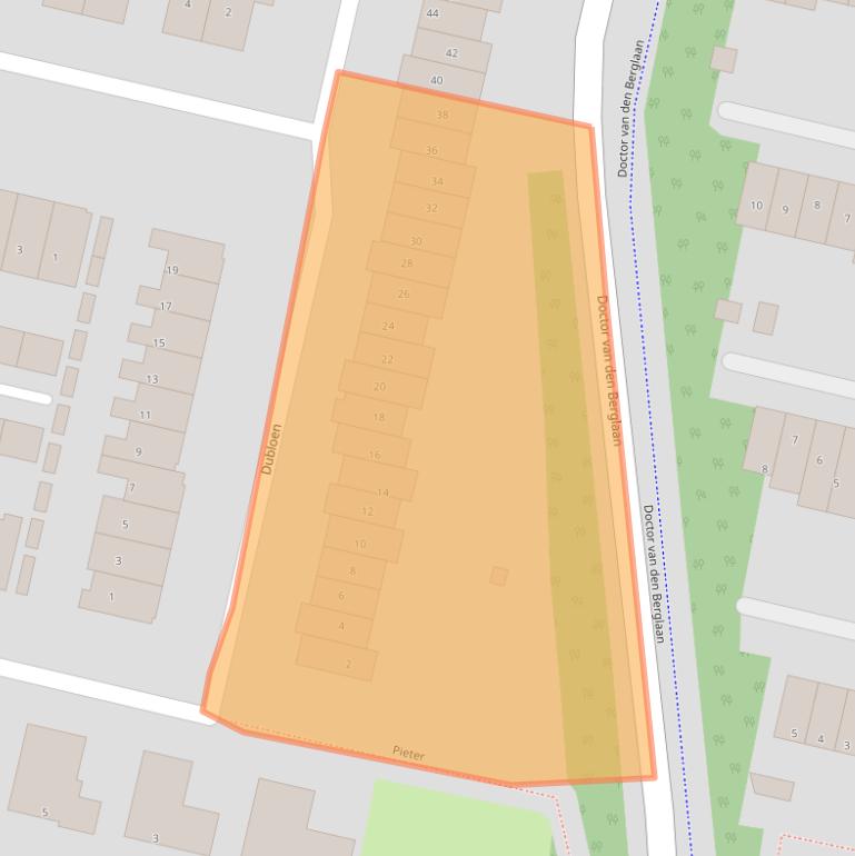 Kaart van postcodegebied 3641NC.