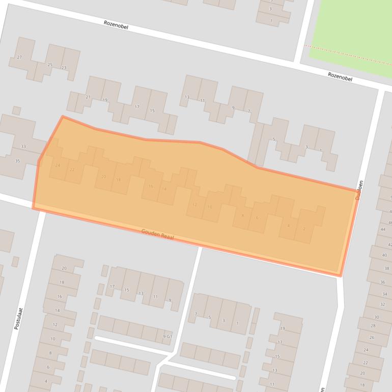 Kaart van postcodegebied 3641NH.