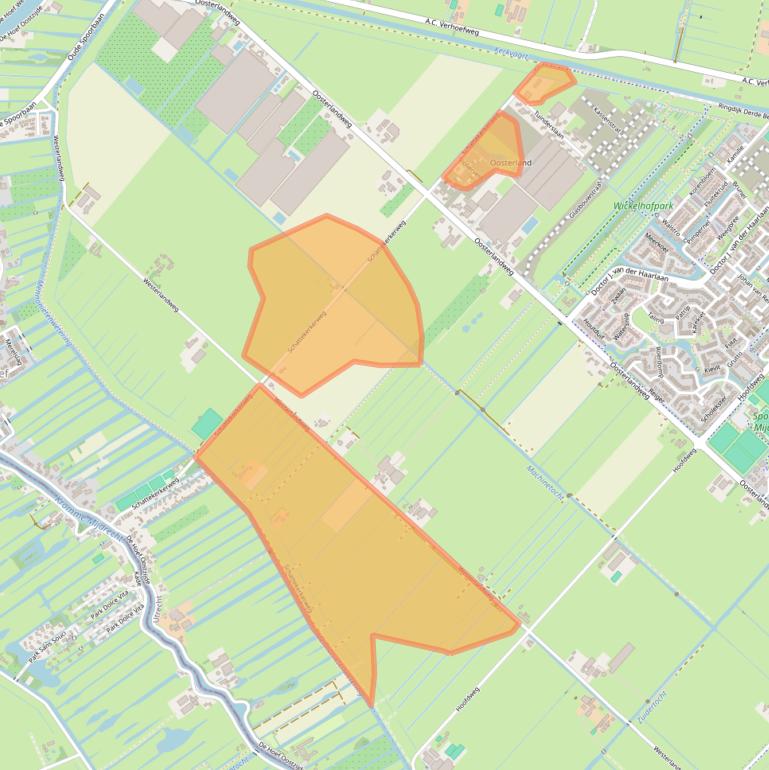 Kaart van postcodegebied 3641PM.