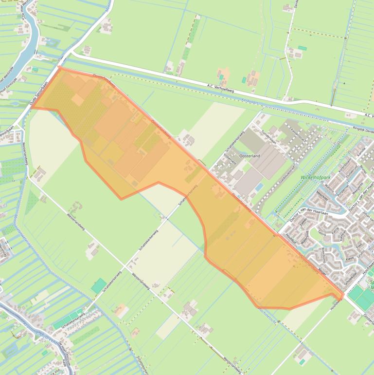 Kaart van postcodegebied 3641PV.