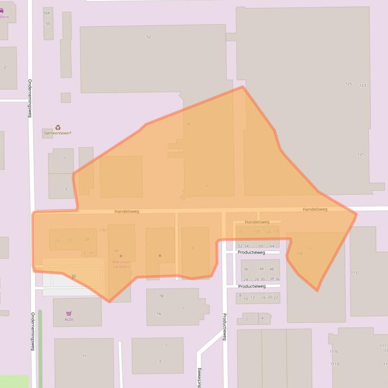 Kaart van postcodegebied 3641RC.