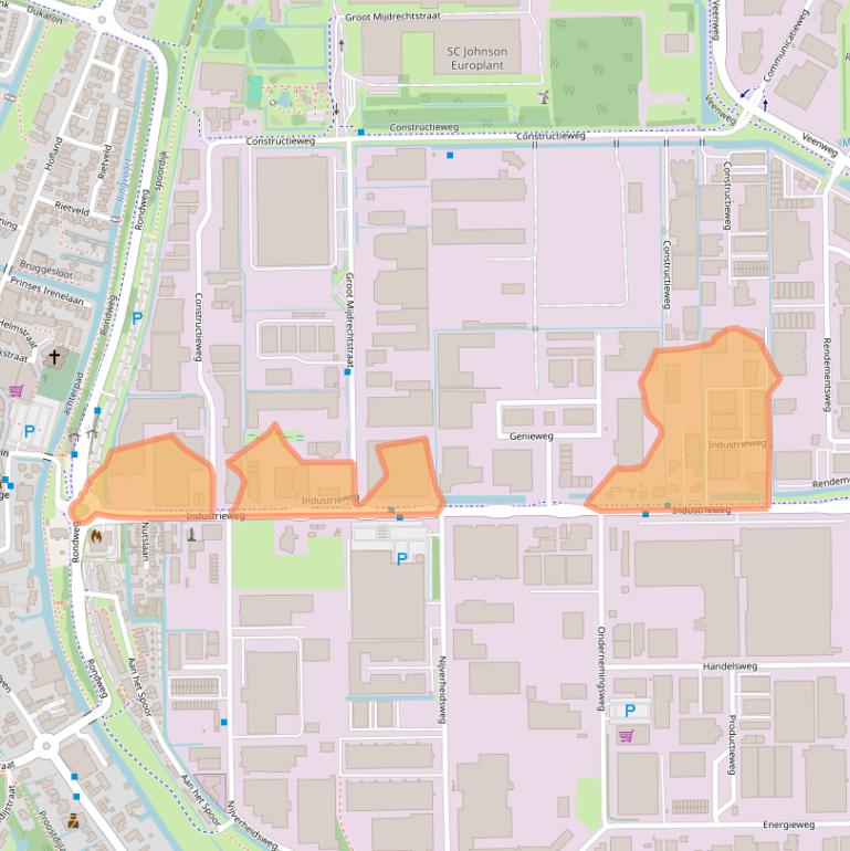 Kaart van postcodegebied 3641RK.