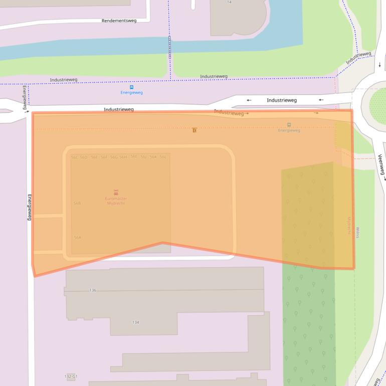 Kaart van postcodegebied 3641RL.