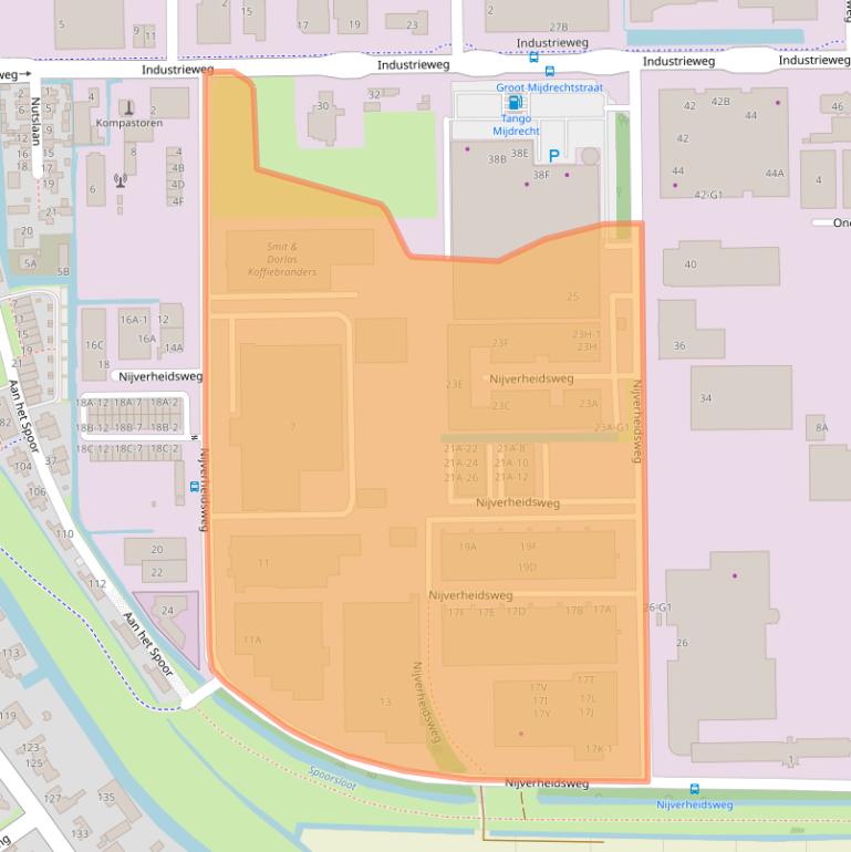 Kaart van postcodegebied 3641RP.