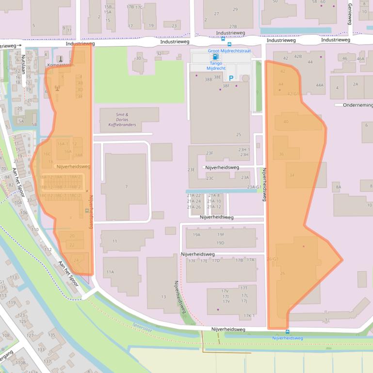 Kaart van postcodegebied 3641RR.