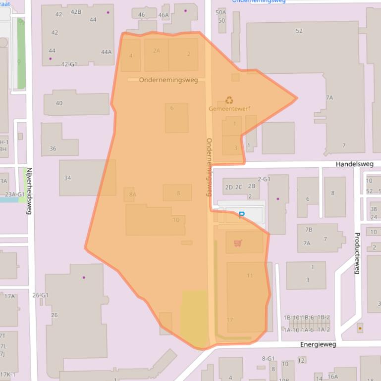 Kaart van postcodegebied 3641RZ.