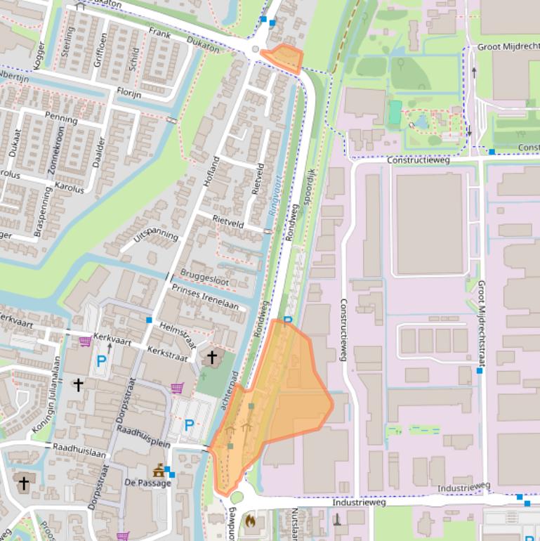 Kaart van postcodegebied 3641SC.