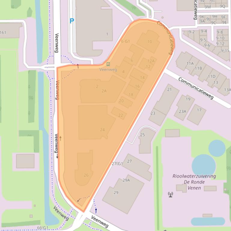 Kaart van postcodegebied 3641SE.