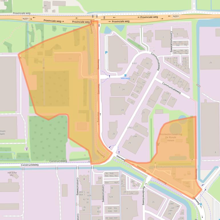 Kaart van postcodegebied 3641SM.