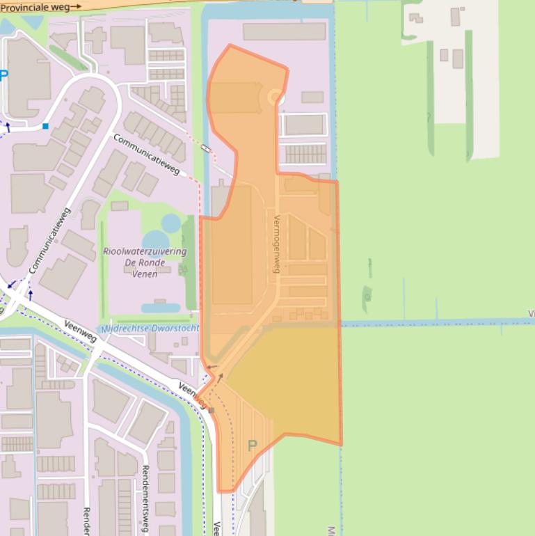 Kaart van postcodegebied 3641SR.