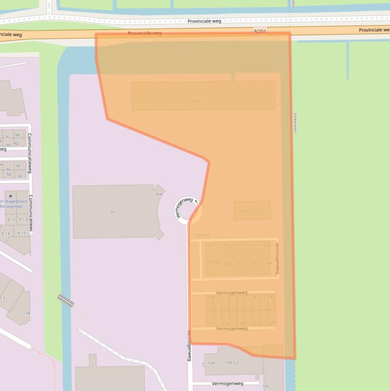 Kaart van postcodegebied 3641ST.