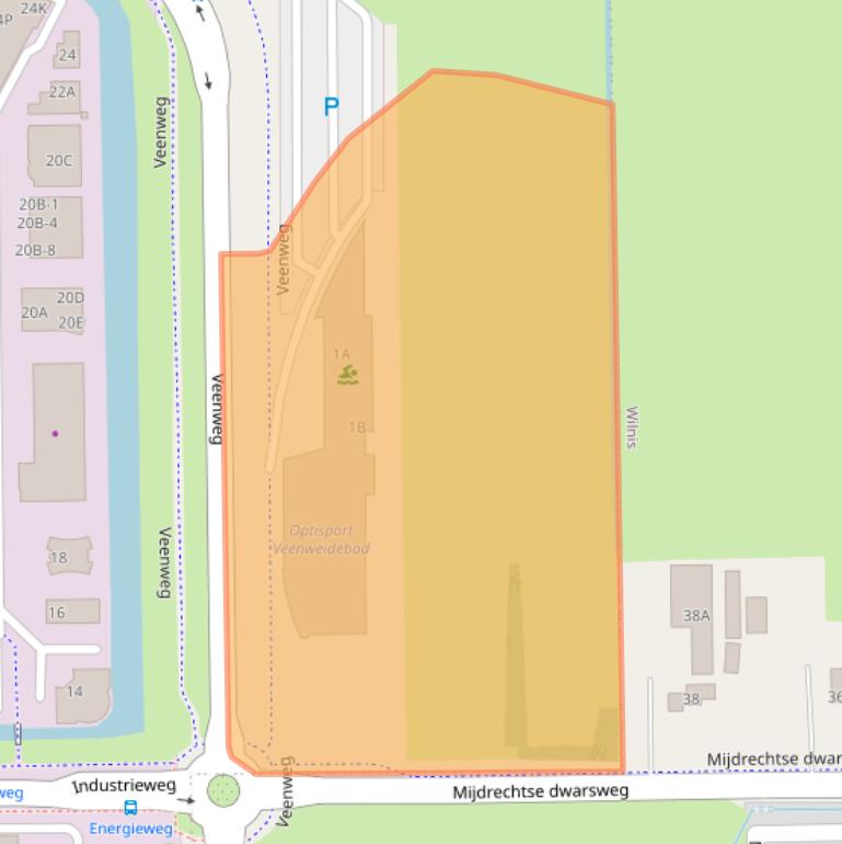 Kaart van postcodegebied 3641SV.