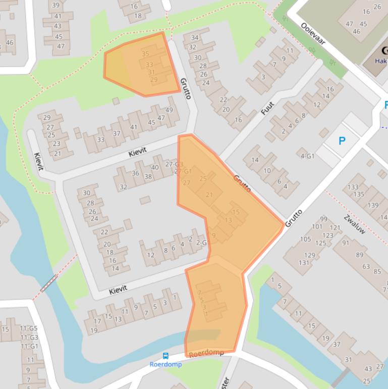 Kaart van postcodegebied 3641TA.