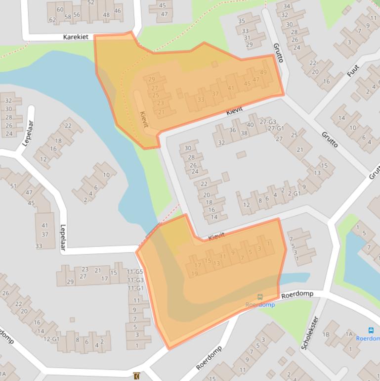 Kaart van postcodegebied 3641TD.