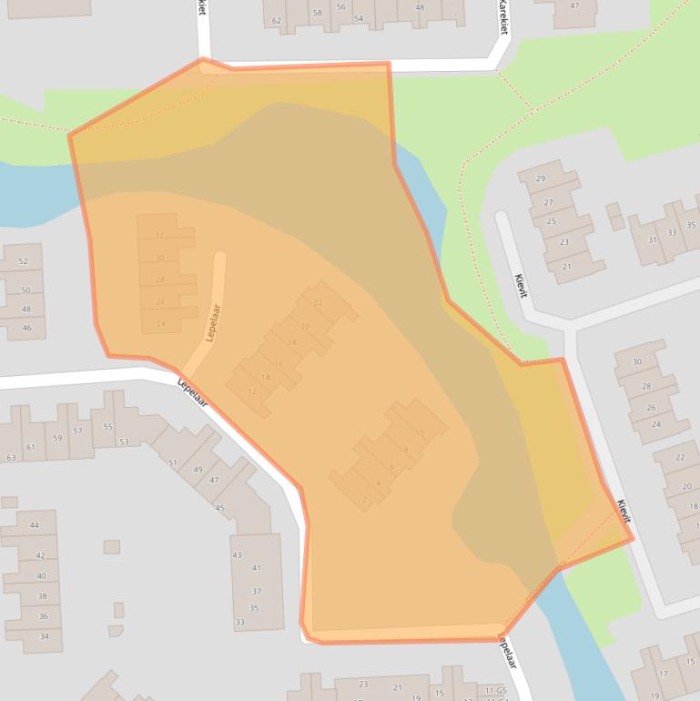 Kaart van postcodegebied 3641TN.