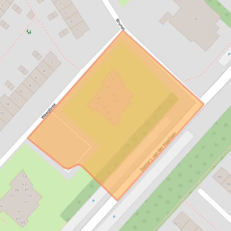 Kaart van postcodegebied 3641VA.