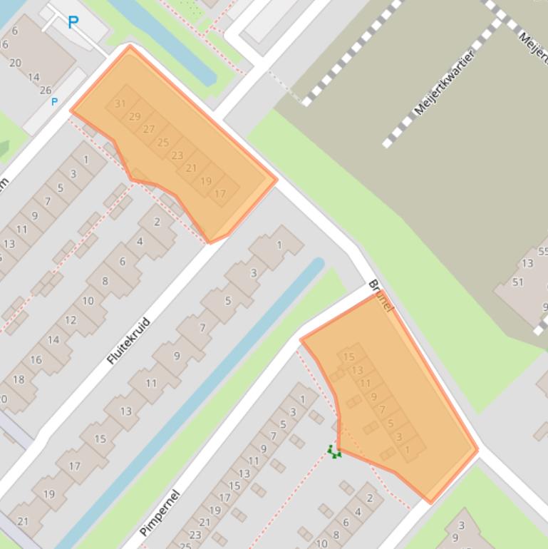 Kaart van postcodegebied 3641VG.