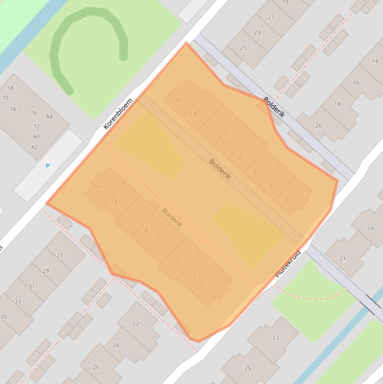 Kaart van postcodegebied 3641VL.