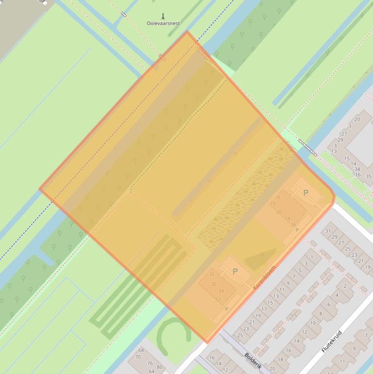 Kaart van postcodegebied 3641VP.