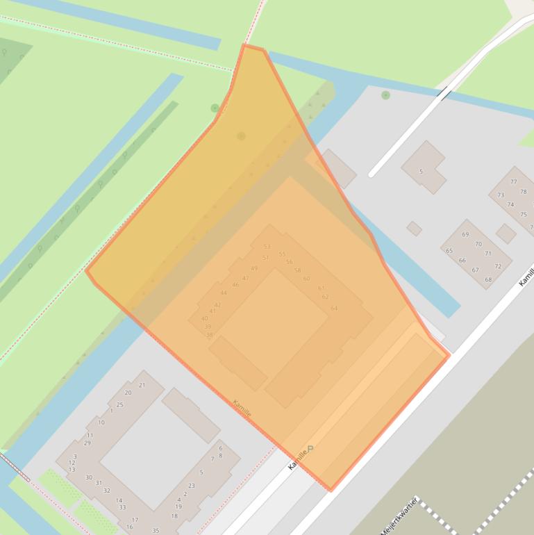 Kaart van postcodegebied 3641VT.