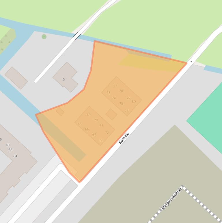 Kaart van postcodegebied 3641VV.