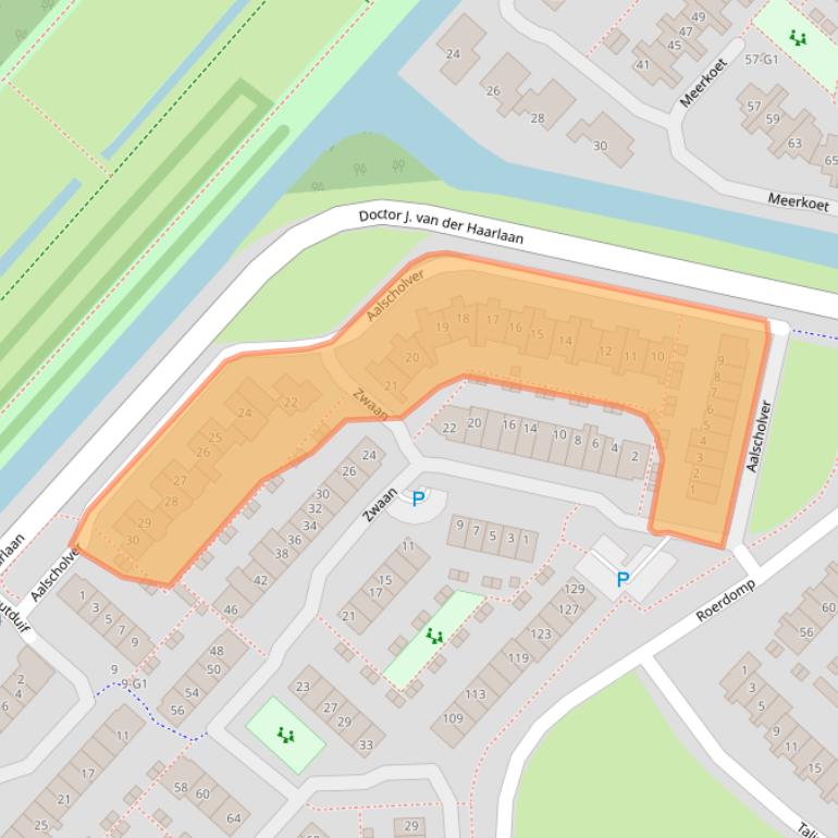 Kaart van postcodegebied 3641WB.