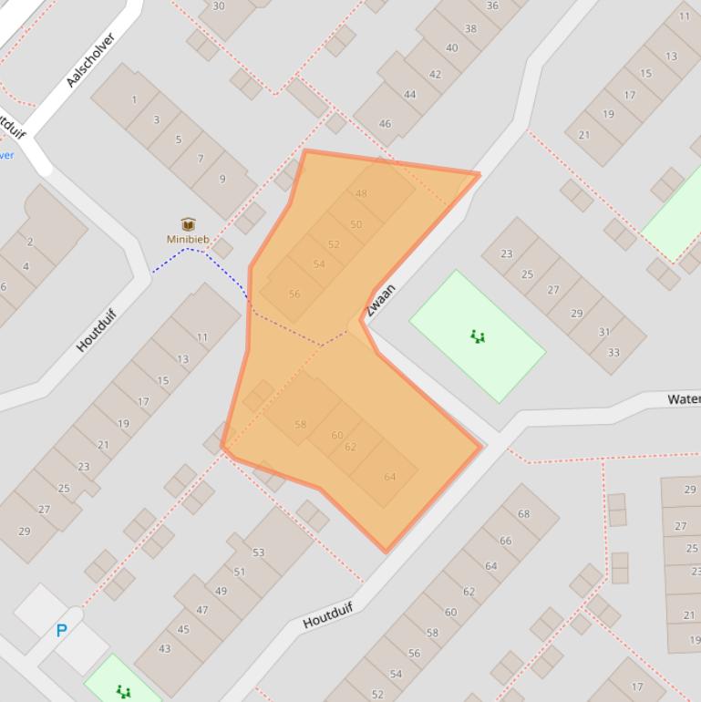 Kaart van postcodegebied 3641WG.