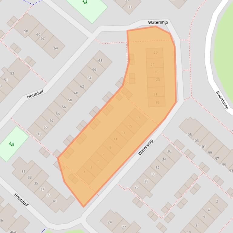 Kaart van postcodegebied 3641WL.