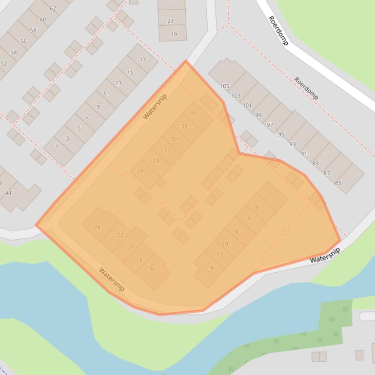 Kaart van postcodegebied 3641WN.