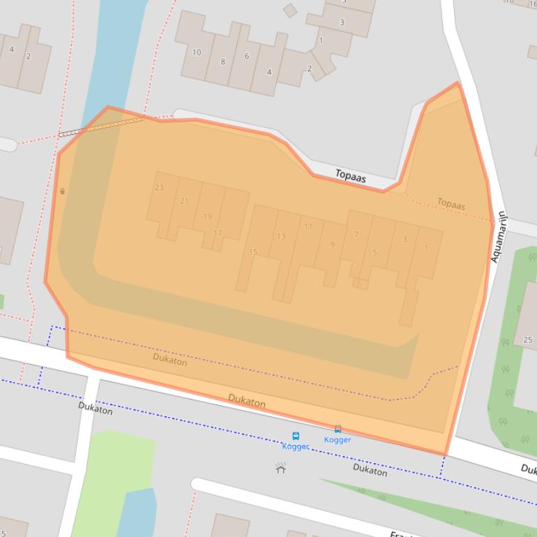 Kaart van postcodegebied 3641XC.