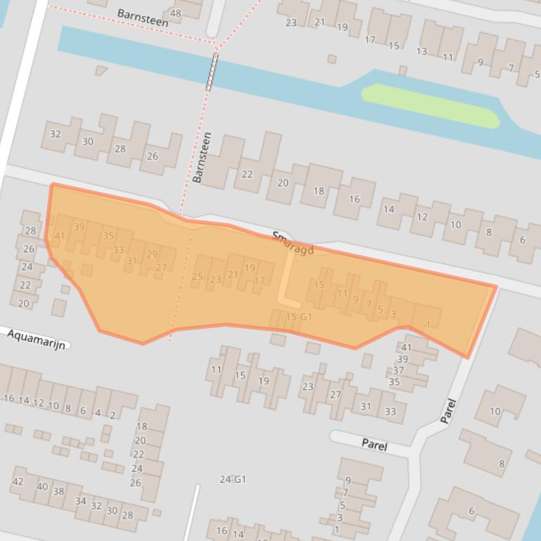 Kaart van postcodegebied 3641XK.