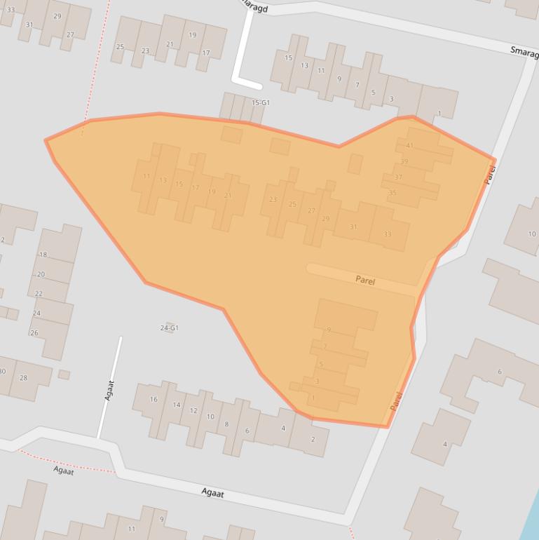 Kaart van postcodegebied 3641XM.