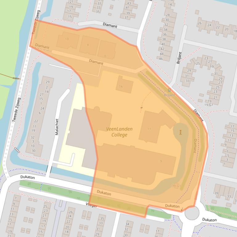 Kaart van postcodegebied 3641XR.
