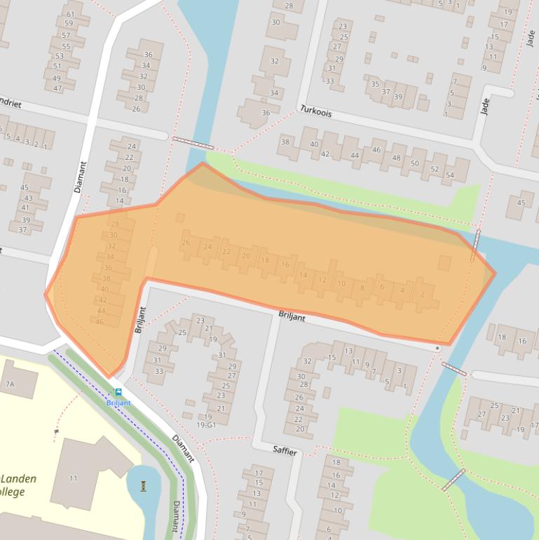 Kaart van postcodegebied 3641XZ.