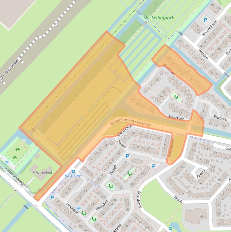 Kaart van postcodegebied 3641ZB.