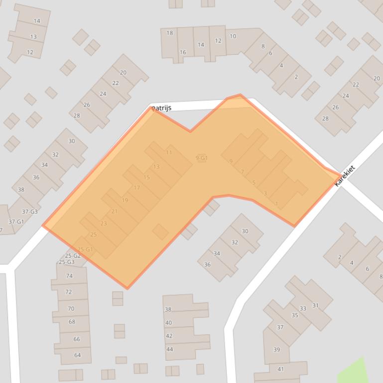 Kaart van postcodegebied 3641ZM.