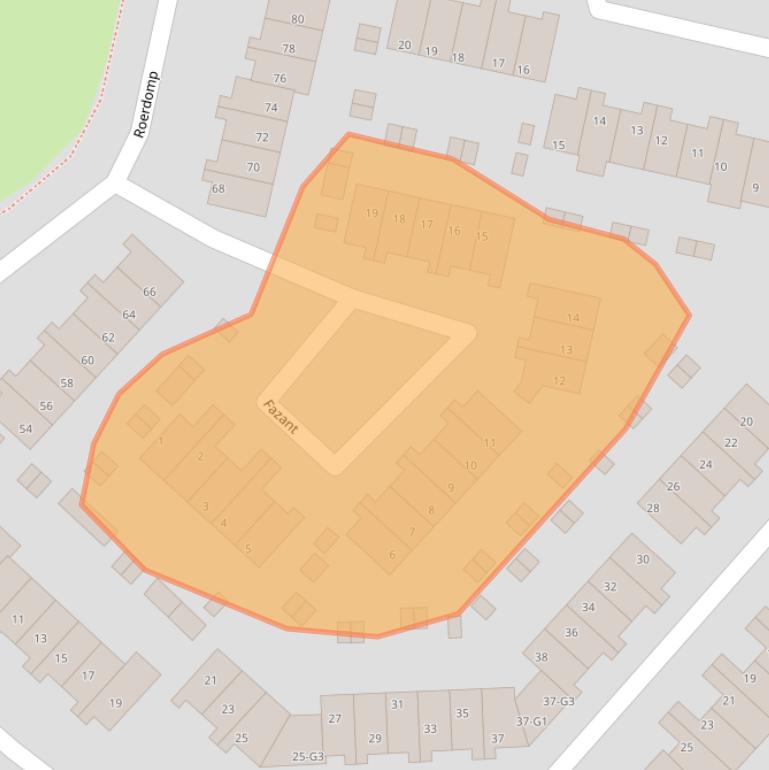 Kaart van postcodegebied 3641ZS.