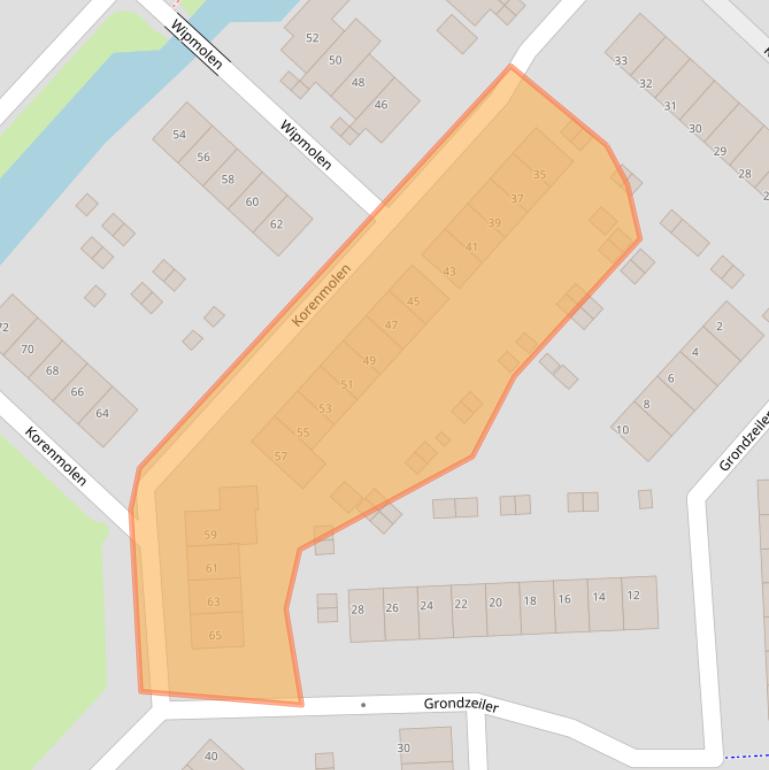 Kaart van postcodegebied 3642AK.