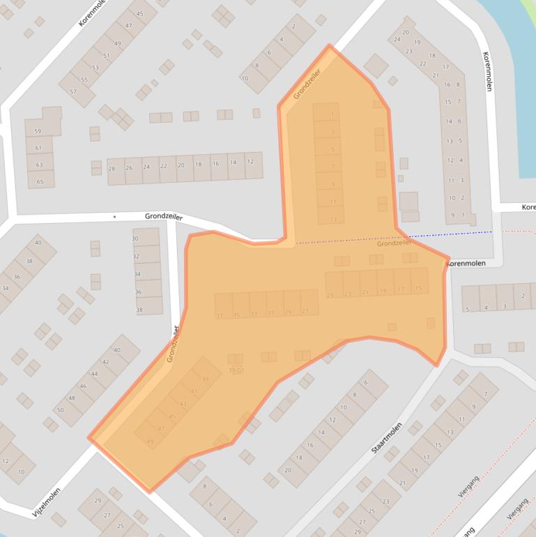 Kaart van postcodegebied 3642AL.