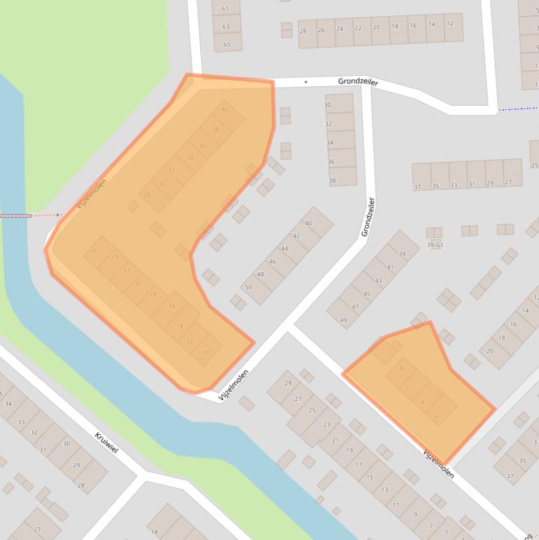 Kaart van postcodegebied 3642AS.