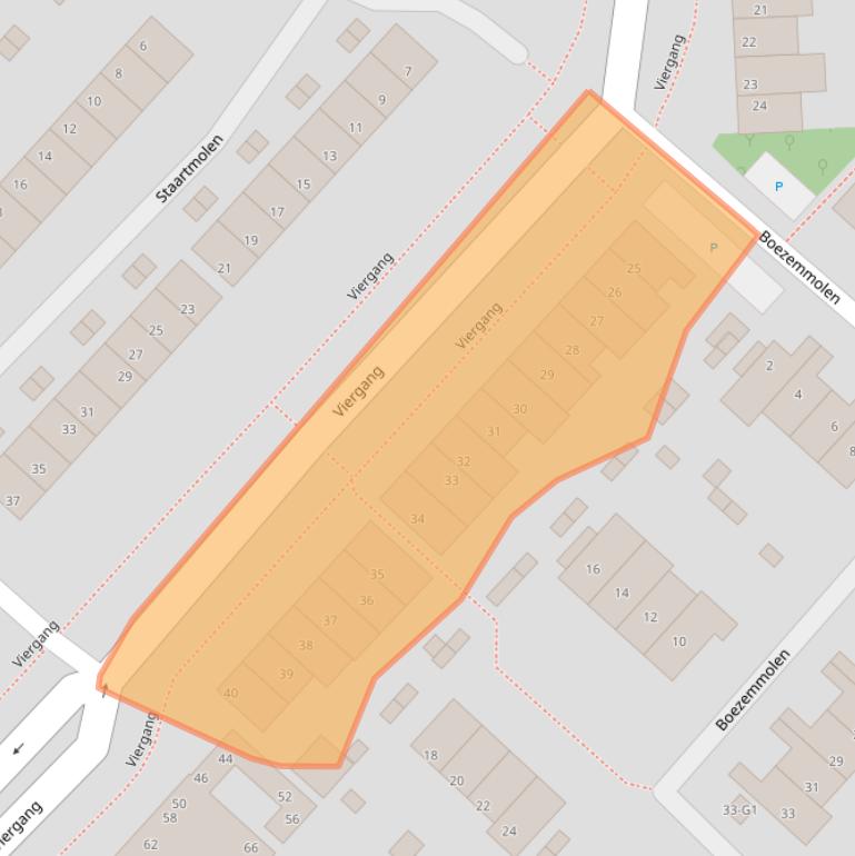 Kaart van postcodegebied 3642BK.