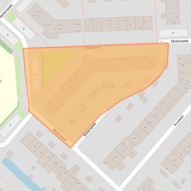 Kaart van postcodegebied 3642BN.