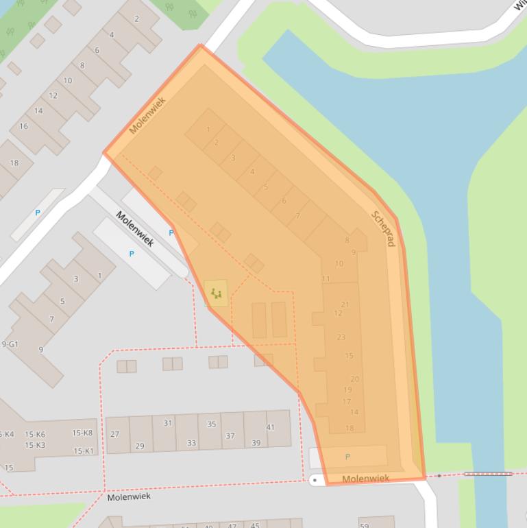 Kaart van postcodegebied 3642BZ.