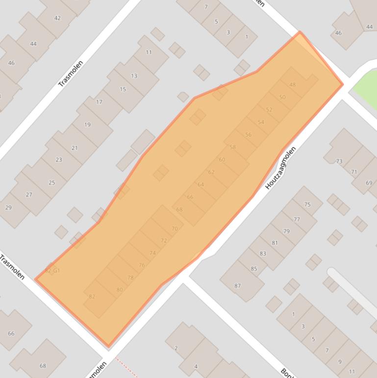 Kaart van postcodegebied 3642CK.