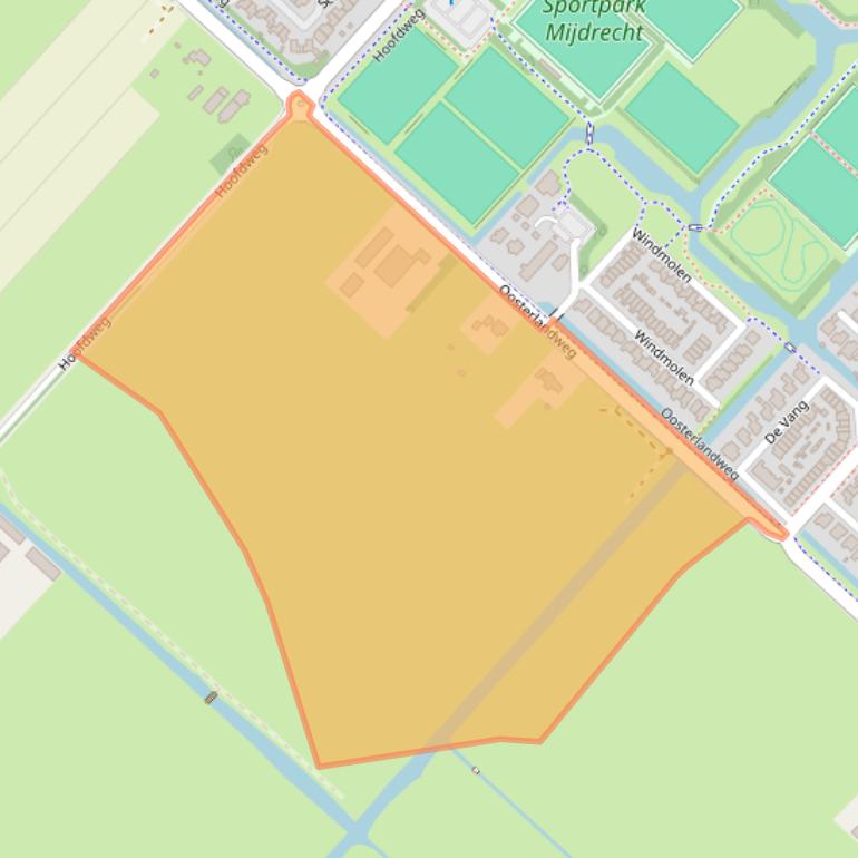 Kaart van postcodegebied 3642PW.