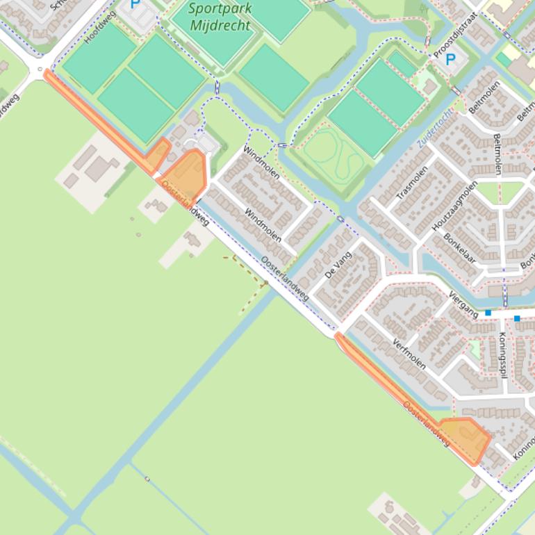 Kaart van postcodegebied 3642PX.