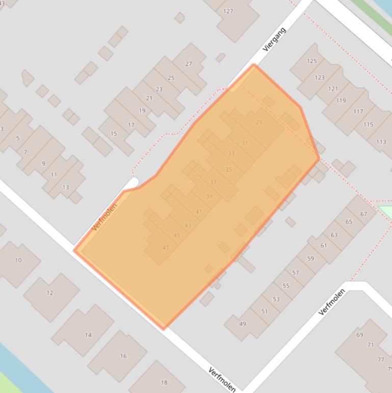 Kaart van postcodegebied 3642ZH.