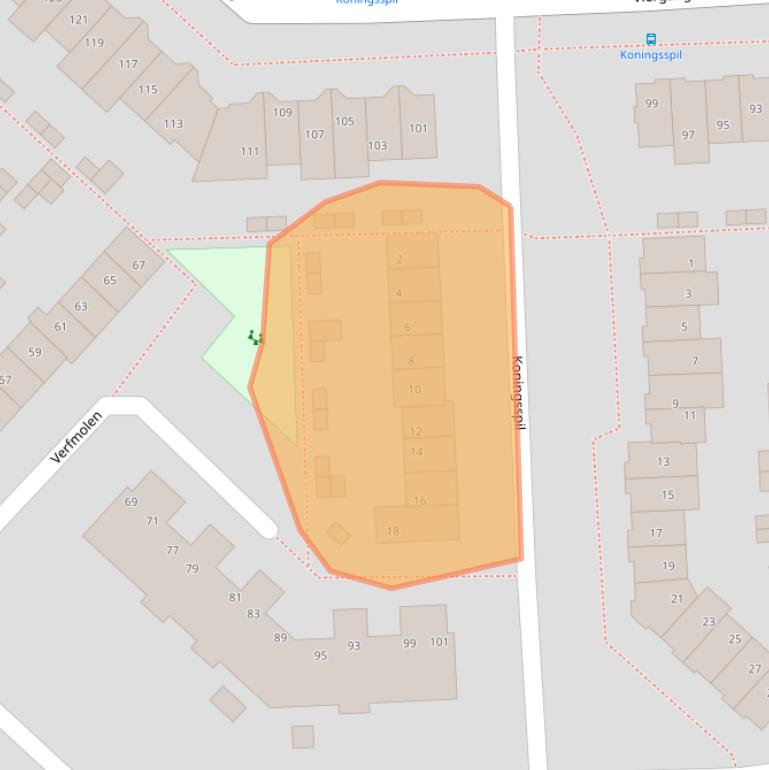 Kaart van postcodegebied 3642ZP.