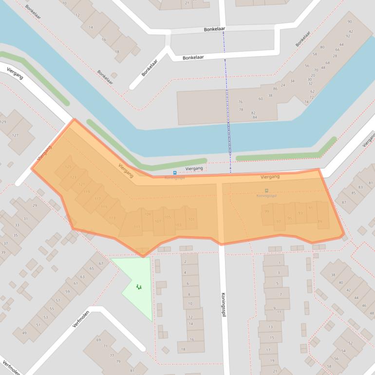 Kaart van postcodegebied 3642ZS.